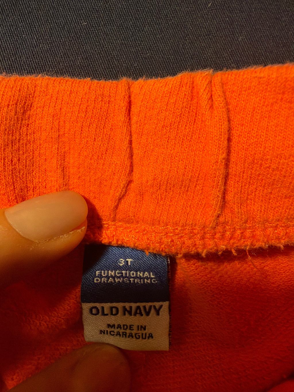 Old Navy Kids Fleece Jogger Pants – Orange – 3T