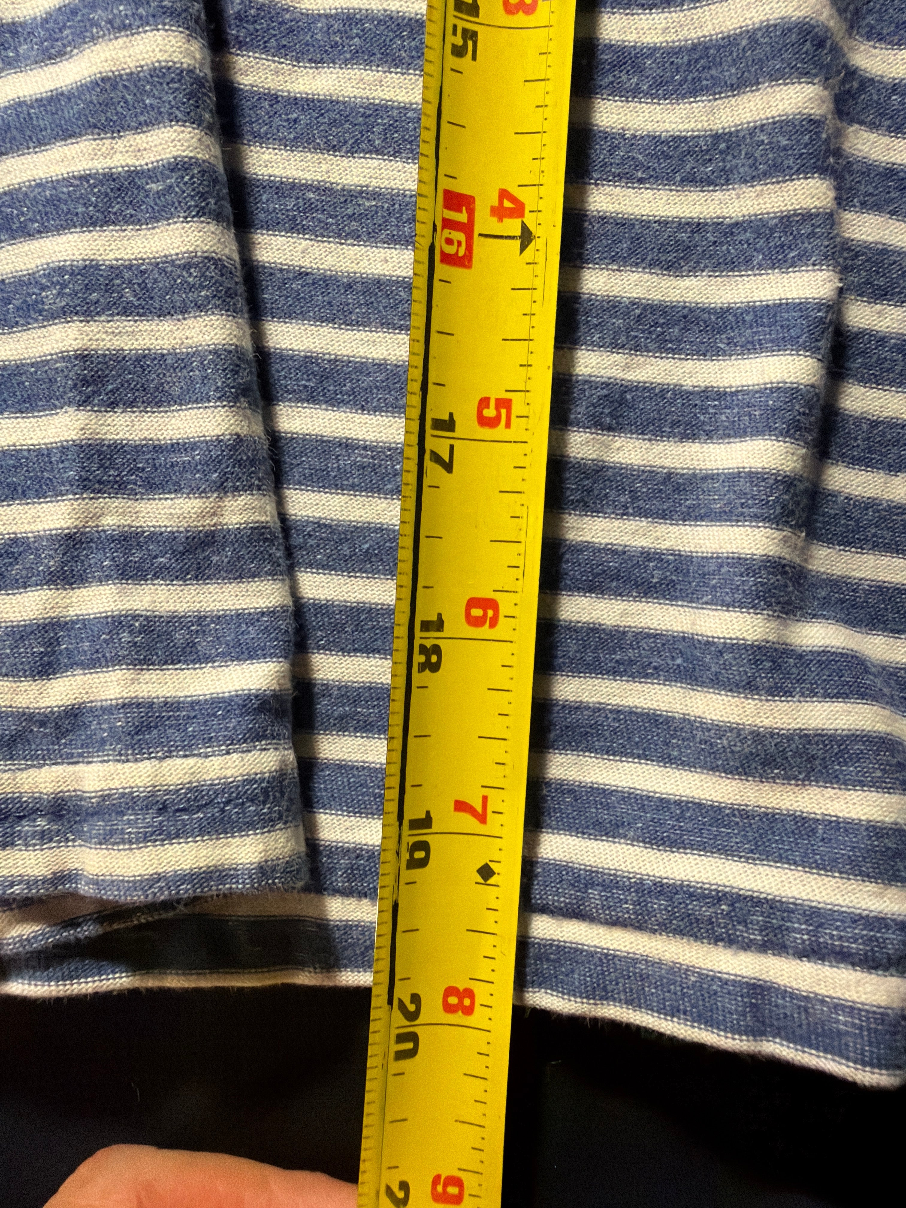 Cat & Jack Kids Striped Hoodie – Navy/White – Size M (8/10)