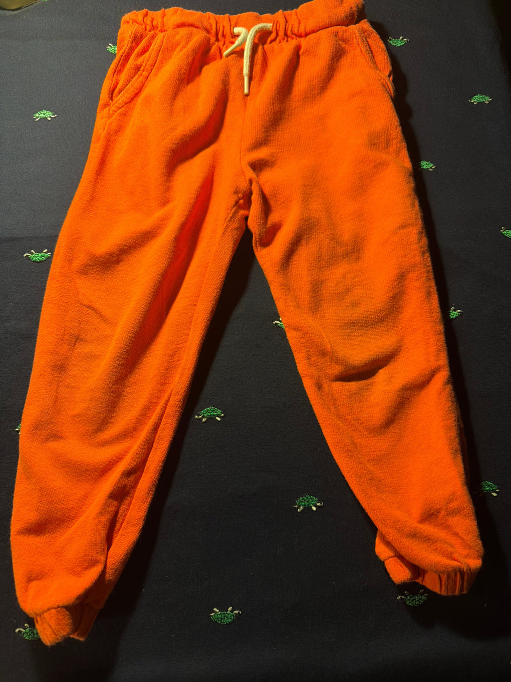 Old Navy Kids Fleece Jogger Pants – Orange – 3T