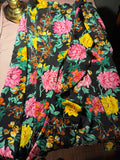 Black Floral Maxi Skirt