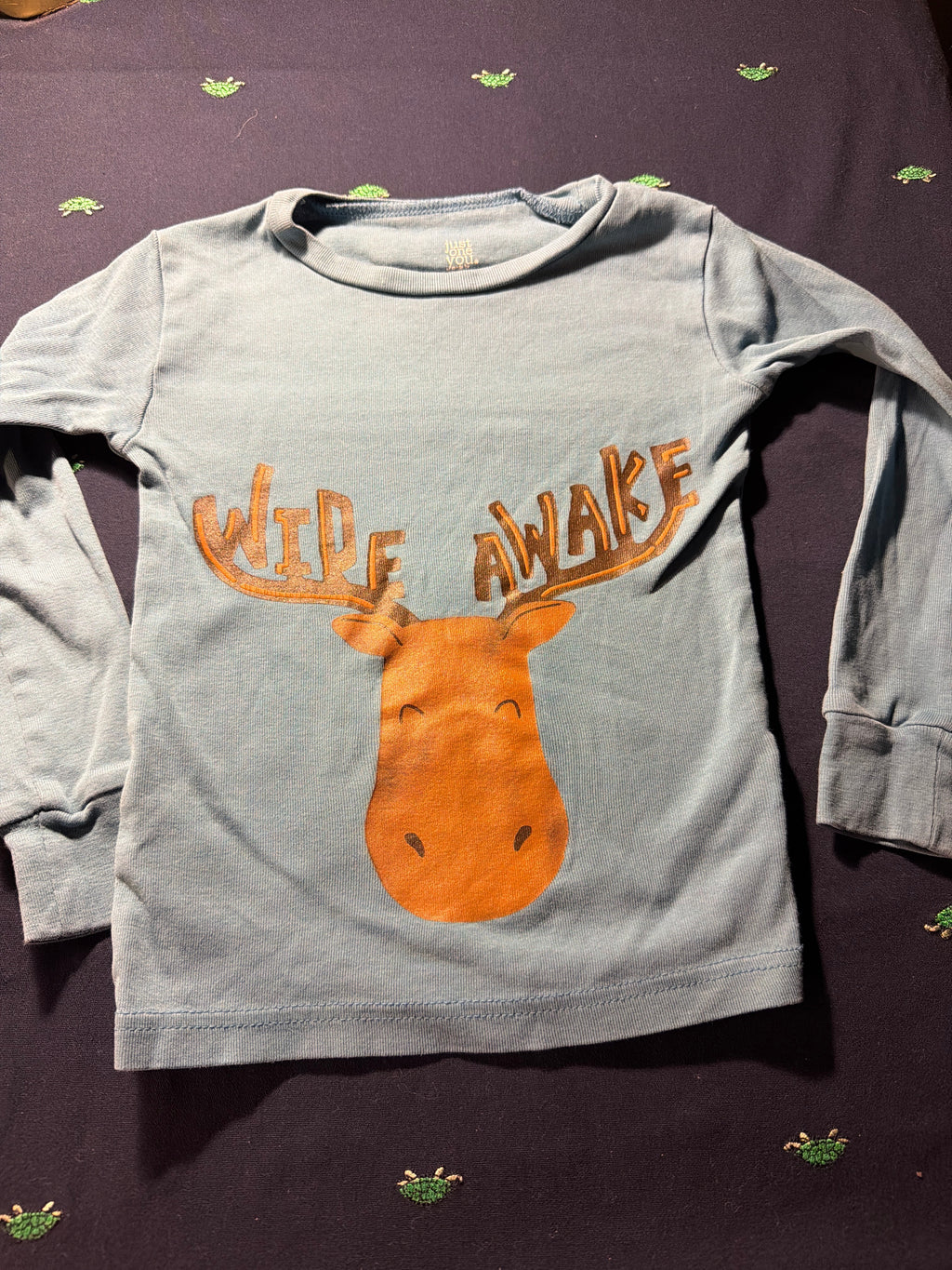 Just One You by Carter's "Wide Awake" Moose Pajama Top – 3T