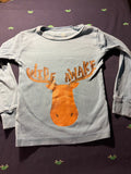 Just One You by Carter's "Wide Awake" Moose Pajama Top – 3T