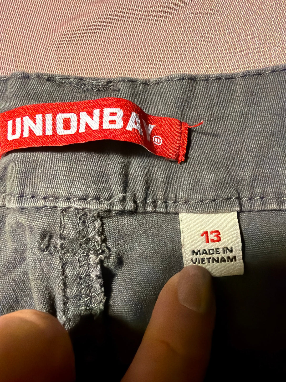 Unionbay Slate Gray Chino Shorts
