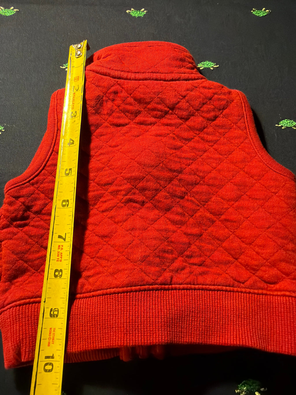 Carter's "Little Hero" Quilted Zip-Up Vest – 3 Months