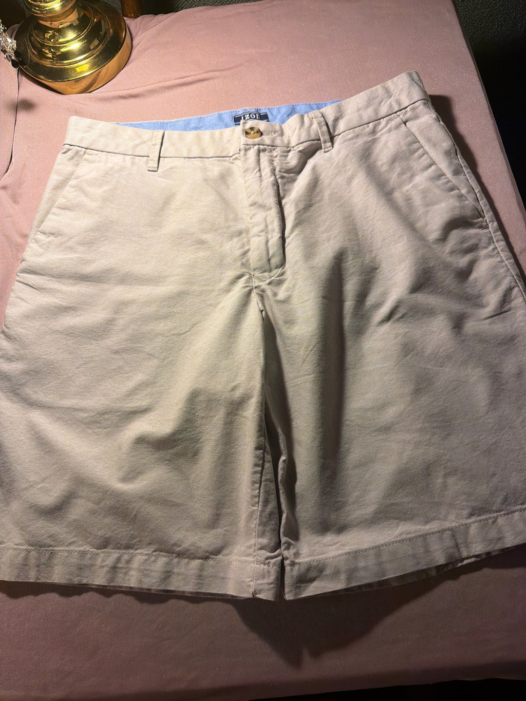 IZOD Men's Khaki Chino Shorts – Size 32