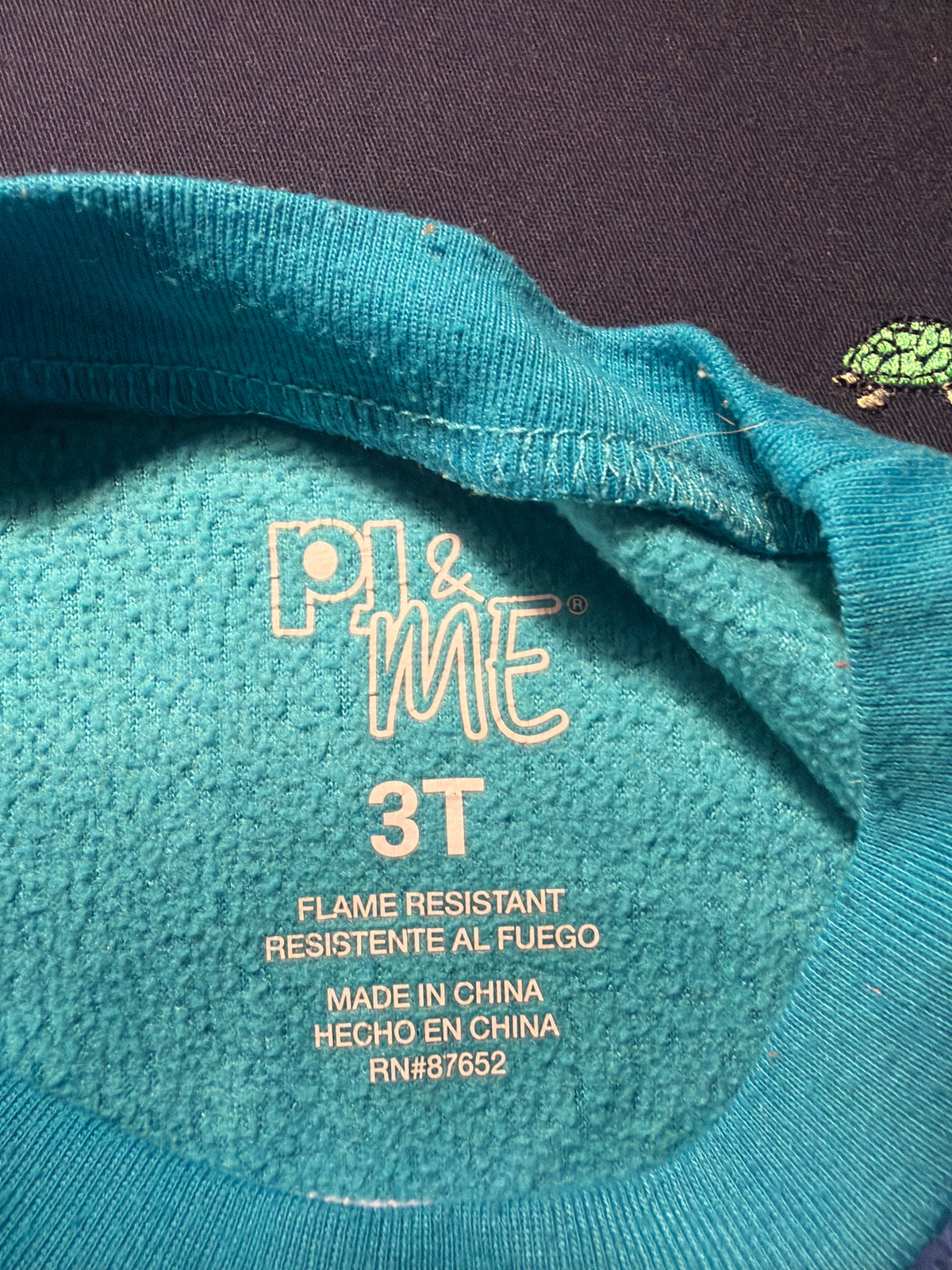 Pi & Me "Too Wild to Sleep" Pajama Top – 3T