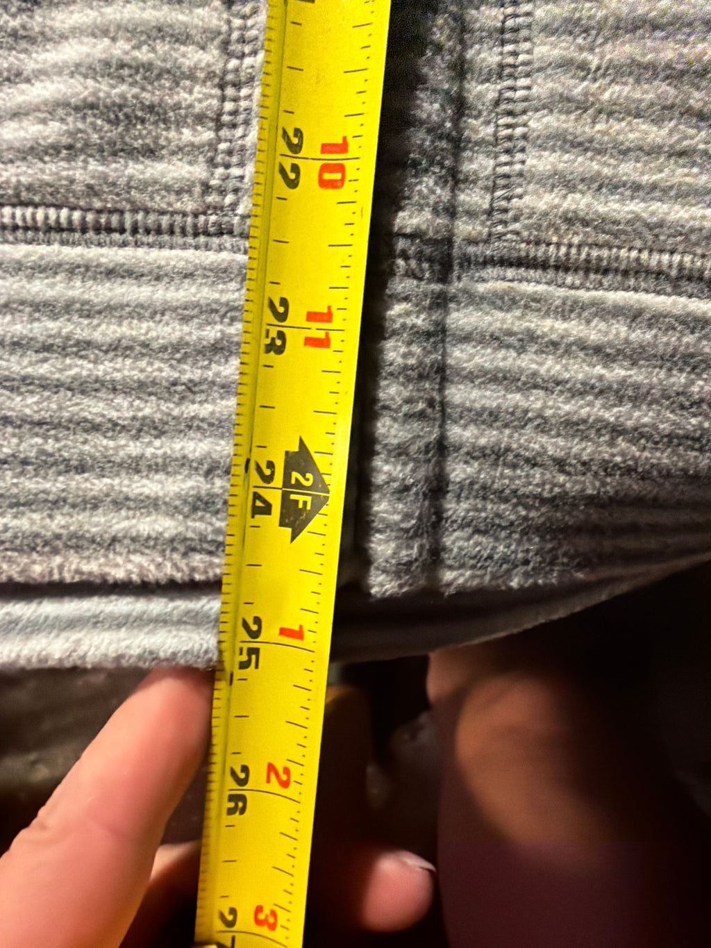 Old Navy Striped Fleece Zip-Up Vest – Size L