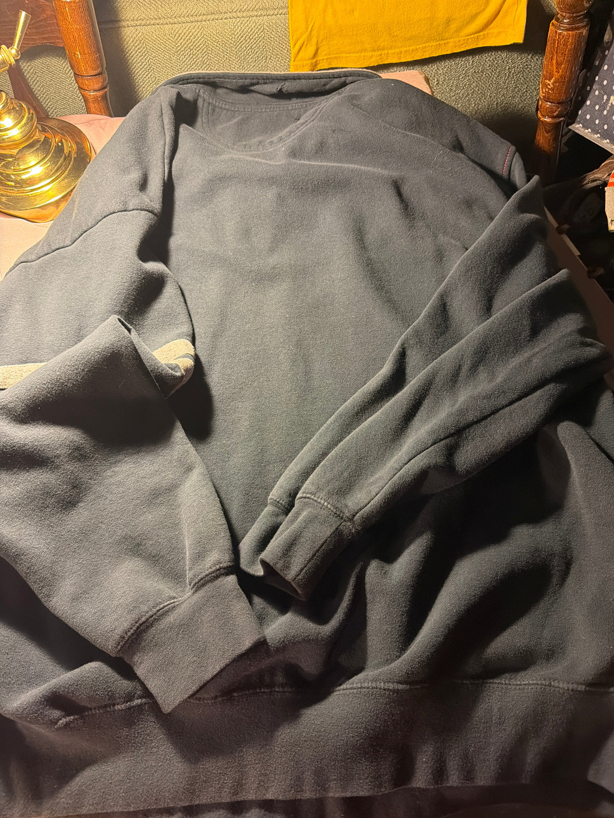 Vintage ESPN Sports Heaven Quarter-Zip Fleece Pullover — Size 1X