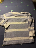Just One You by Carter's Baby Striped Thermal Long-Sleeve Top – Gray/Navy – Size 18M