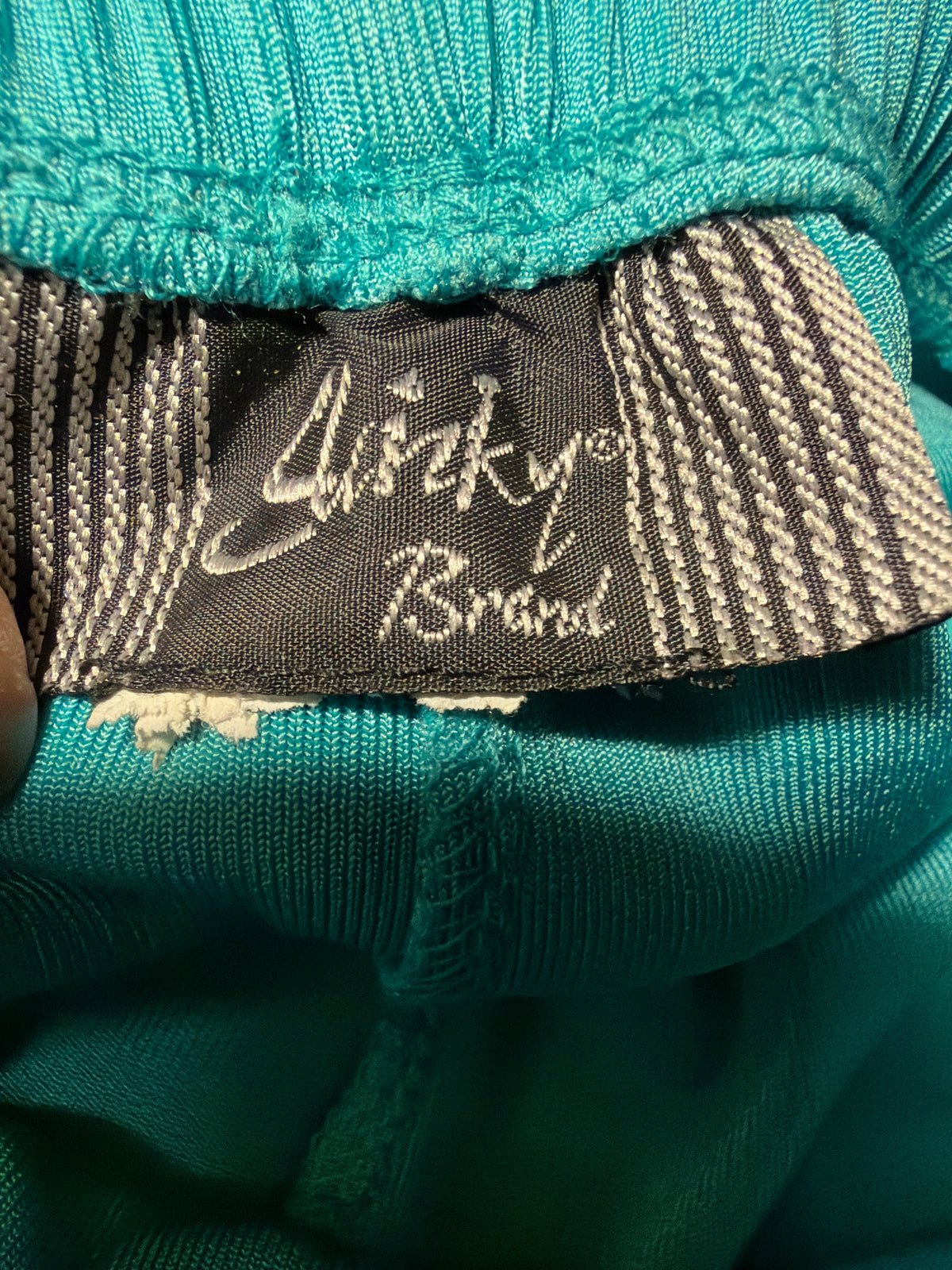 Vintage Slinky Brand Teal Palazzo Pants – Size Small