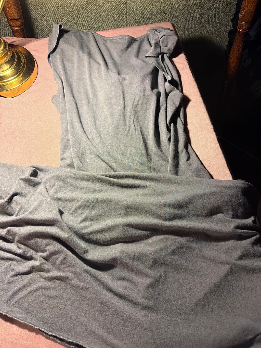 BCBG Max Azria Gray Maxi Dress – Size XL
