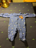 Carter's Space Print Footed Sleeper – Newborn (NB)
