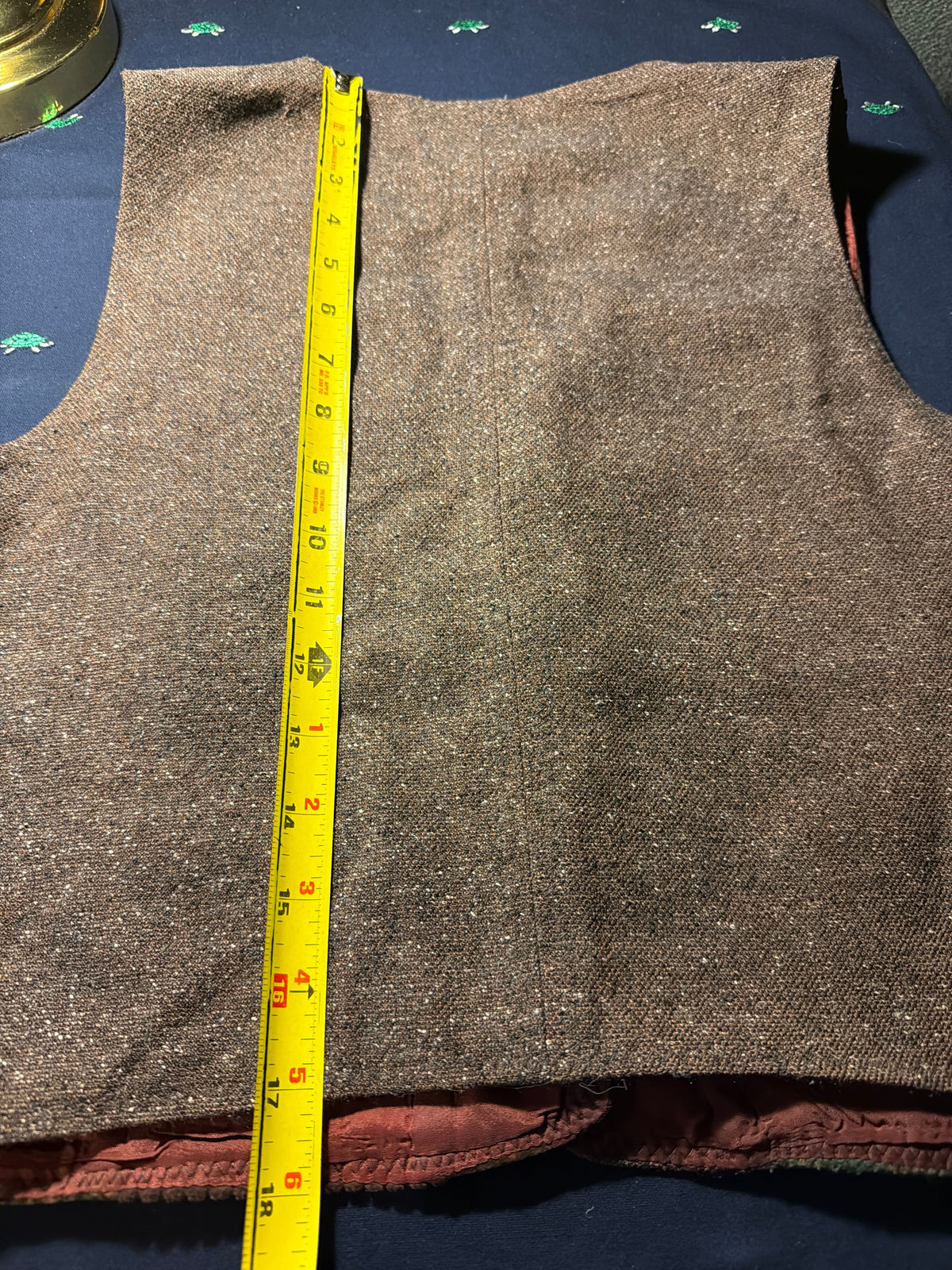 Vintage GAP Patchwork Mixed Media Vest – Size S