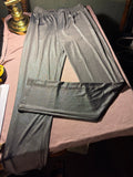 Lady Noir Silver Shimmer Flare Pants