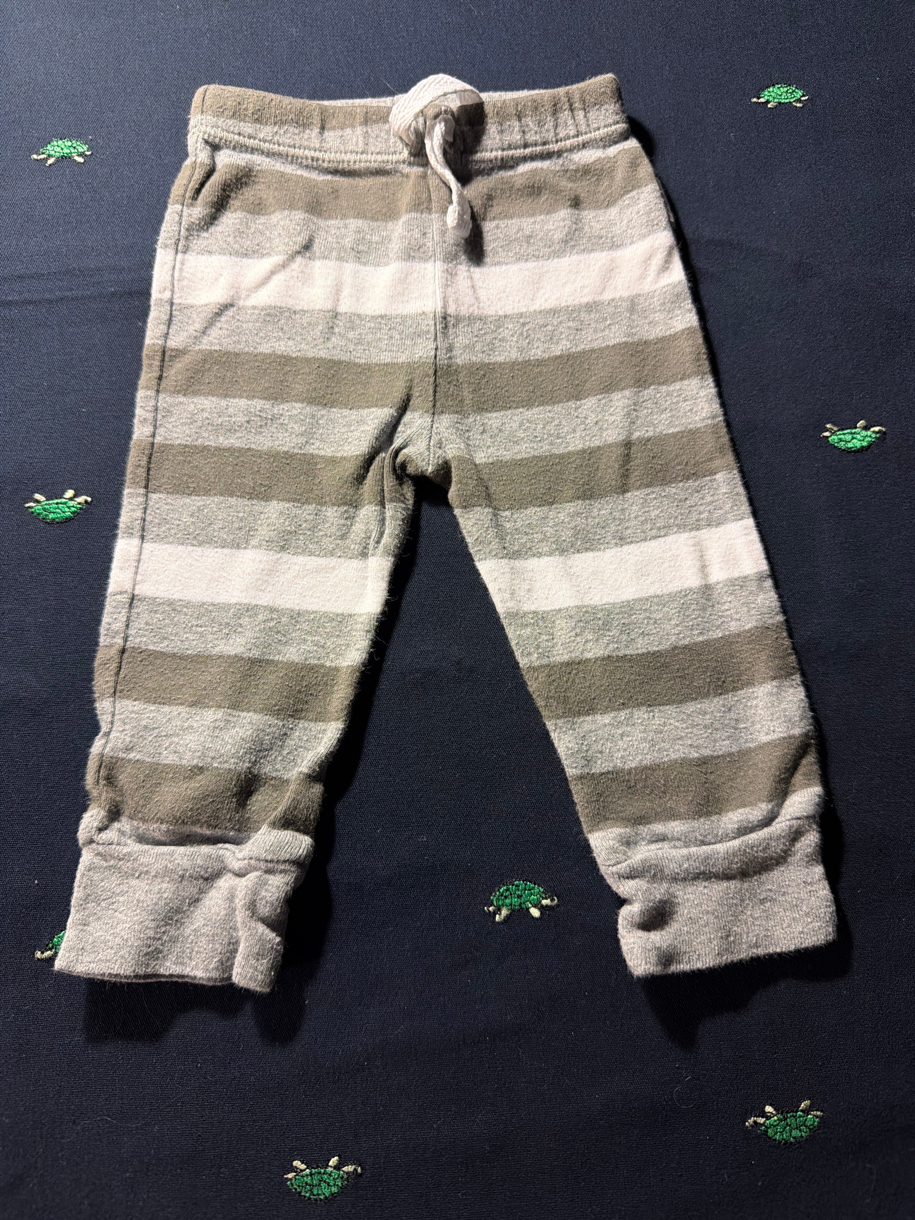 Burt's Bees Baby Striped Jogger Pants – 100% Organic Cotton