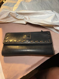 Dooney & Bourke Black Leather Continental Wallet