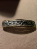 Vintage French Floral Engraved Hair Barrette
