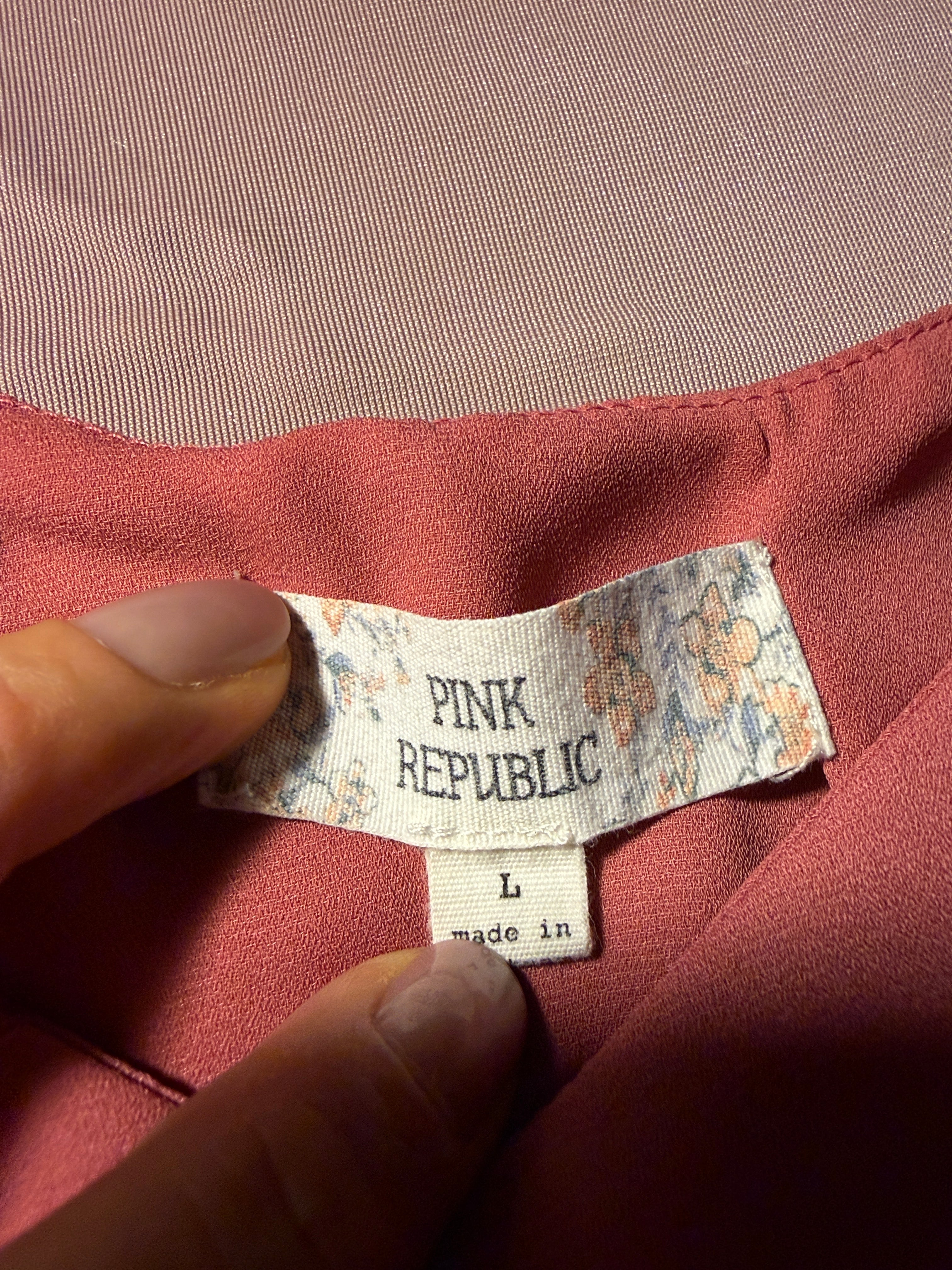 Pink Republic Dusty Rose Cami Tank Top – Size L