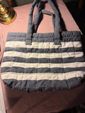 Carter BloodCare Quilted Stripe Tote Bag