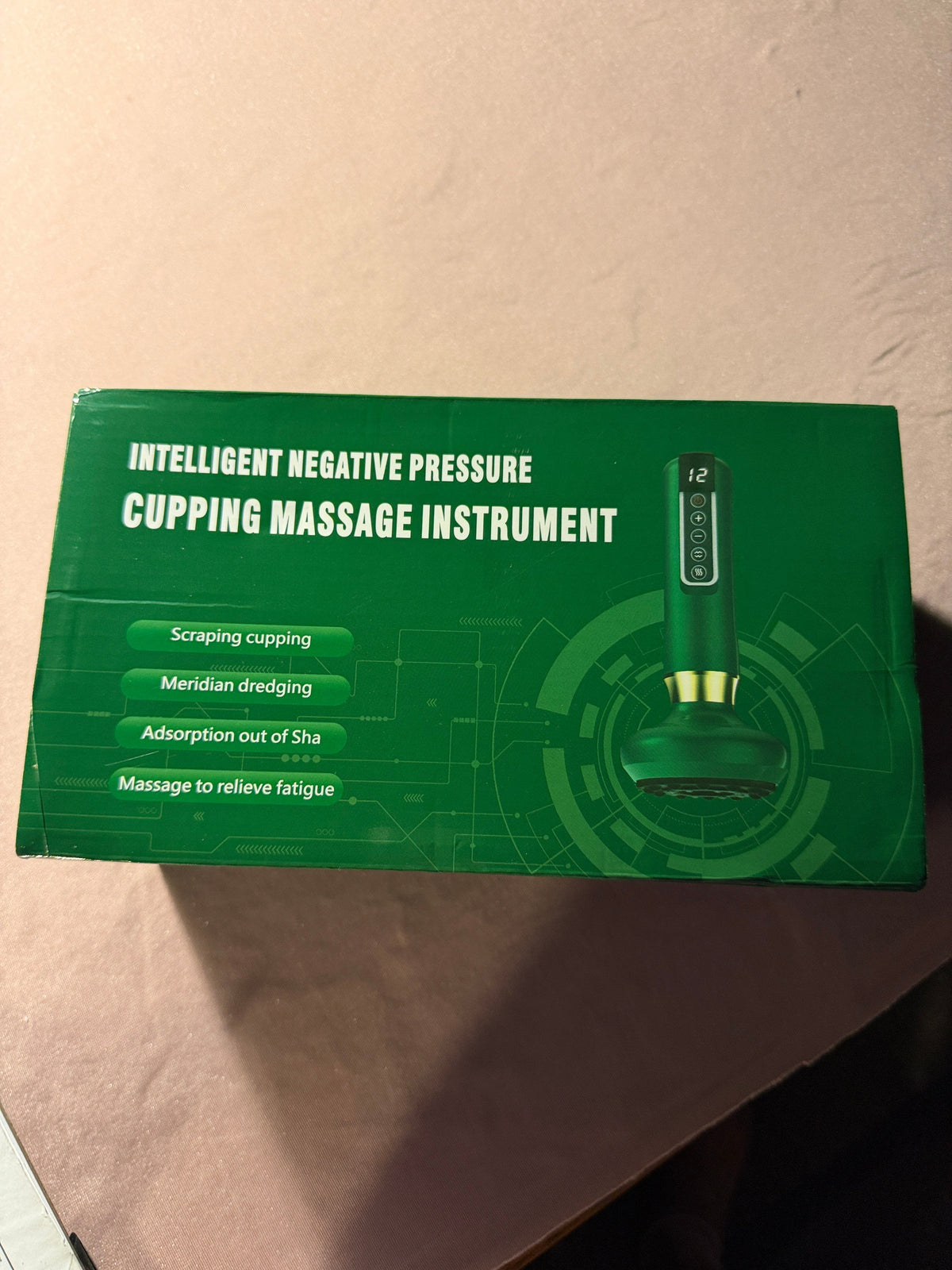 Intelligent Negative Pressure Cupping Massage Instrument with Ginger Essential Oil