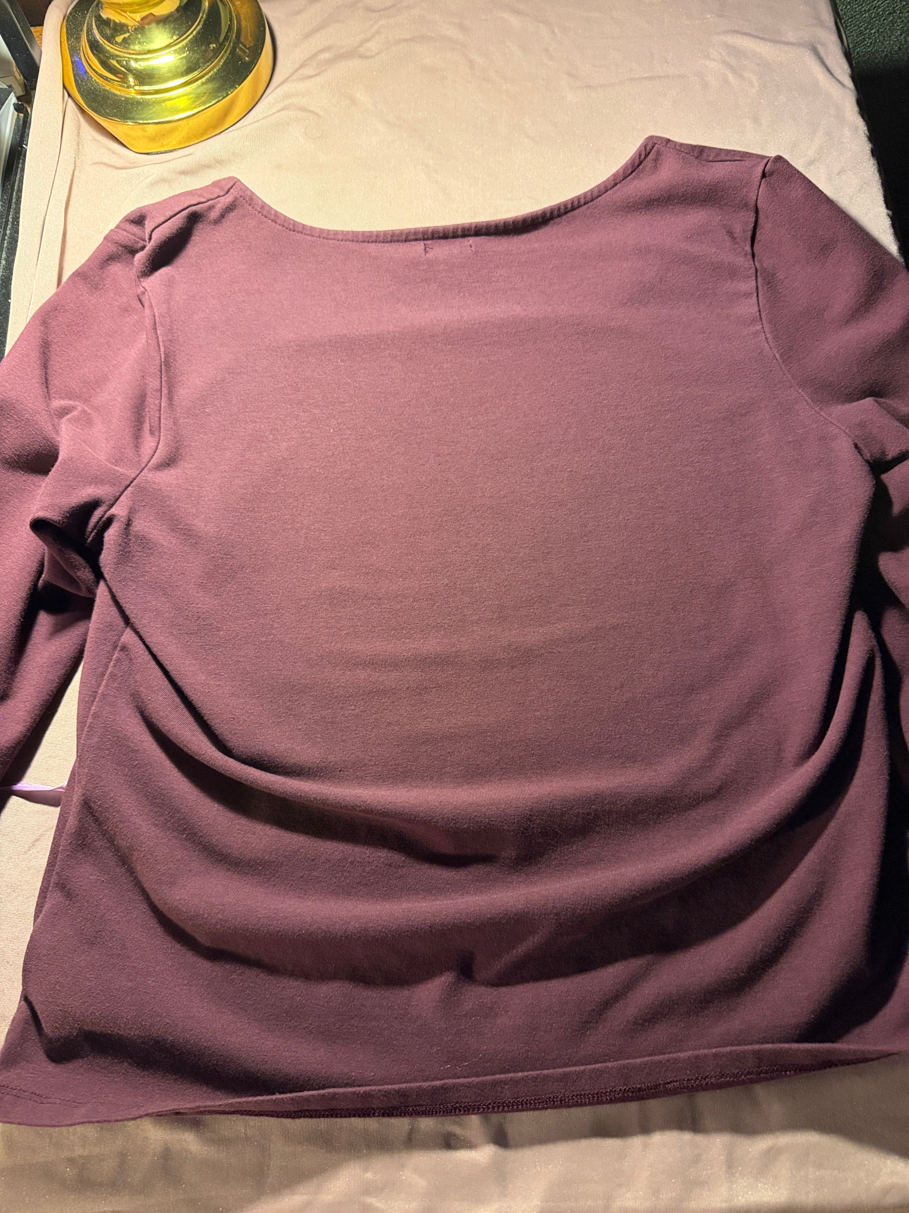 Express Long Sleeve Top – Mauve/Plum – Size L