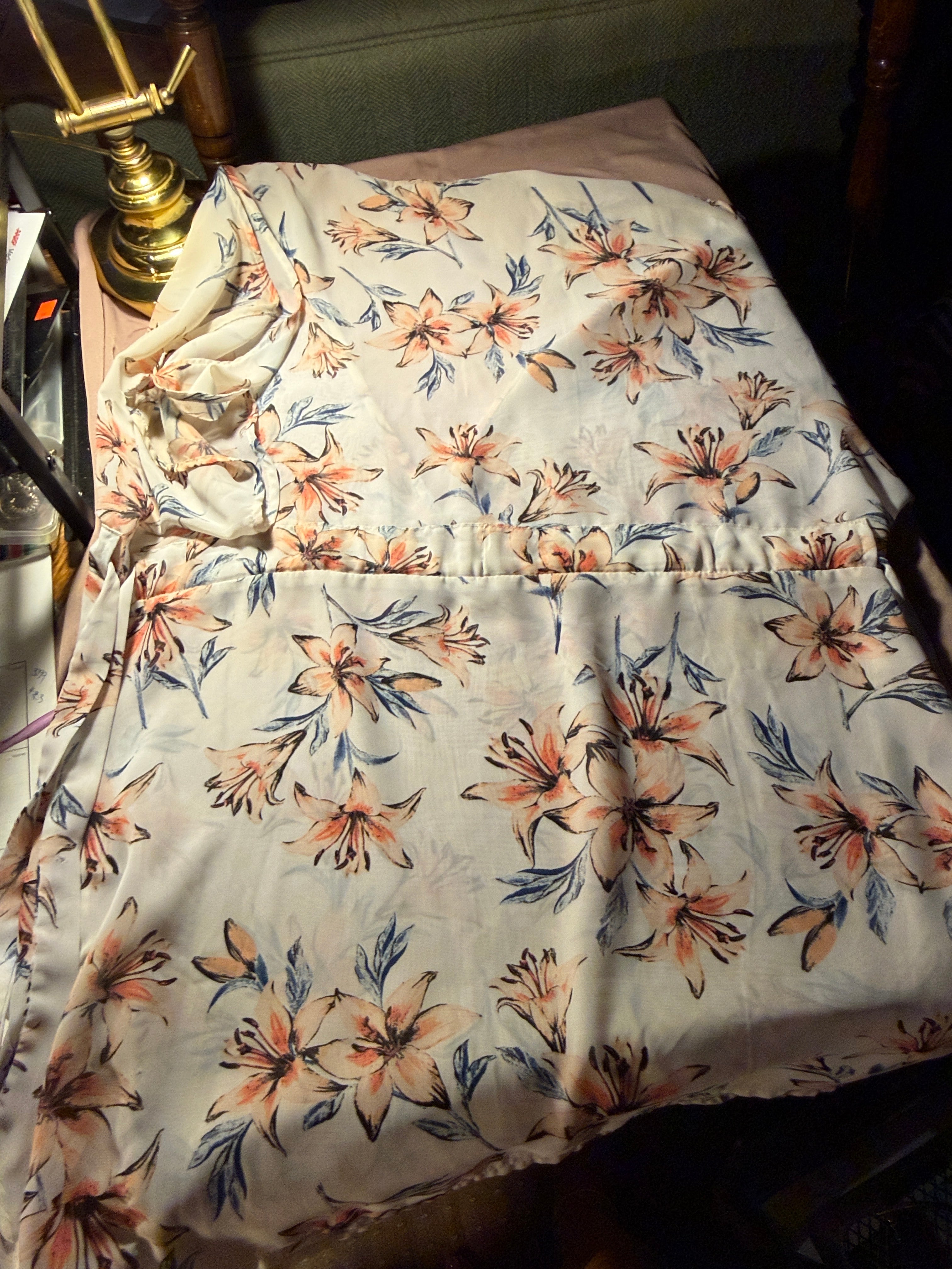 Miken Swim Floral Lily Cover-Up – Size L
