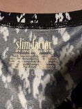 Slim Factor by Investments Black & White Abstract Tank Top – Size L