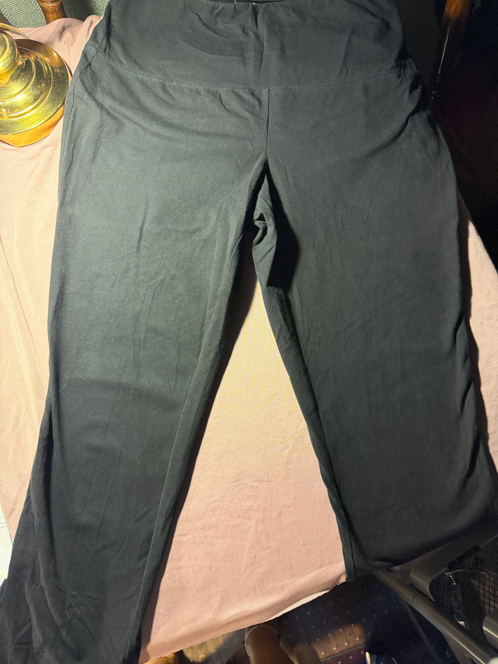 Chico's Zenergy Black Pull-On Pants – Size 1 (US 8/10)