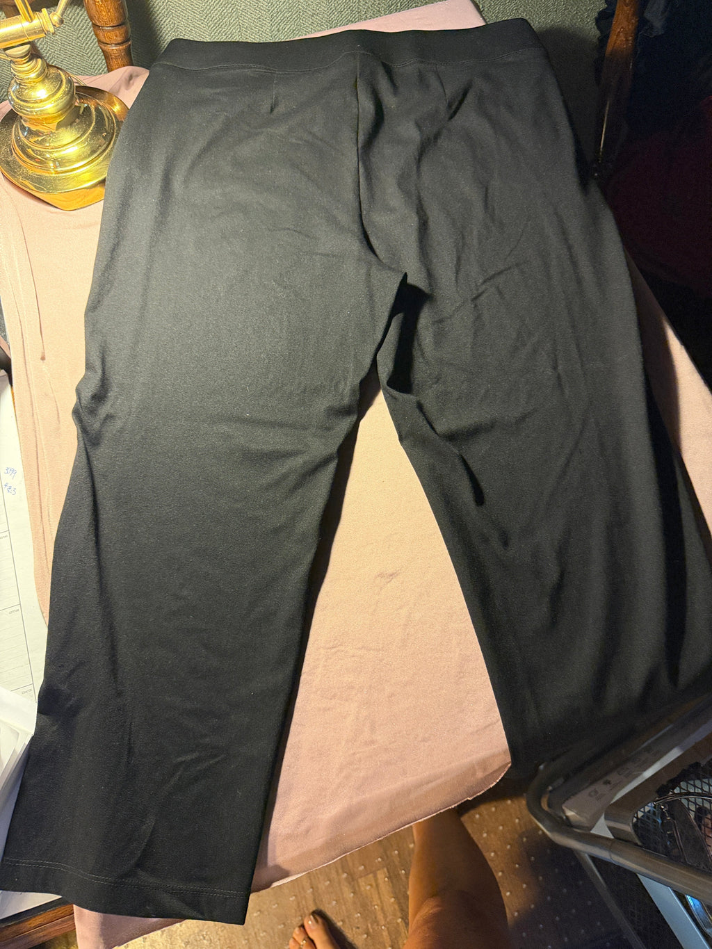 Chico's Travelers Collection Black Crop Pants – Size 1 (US 8/10)