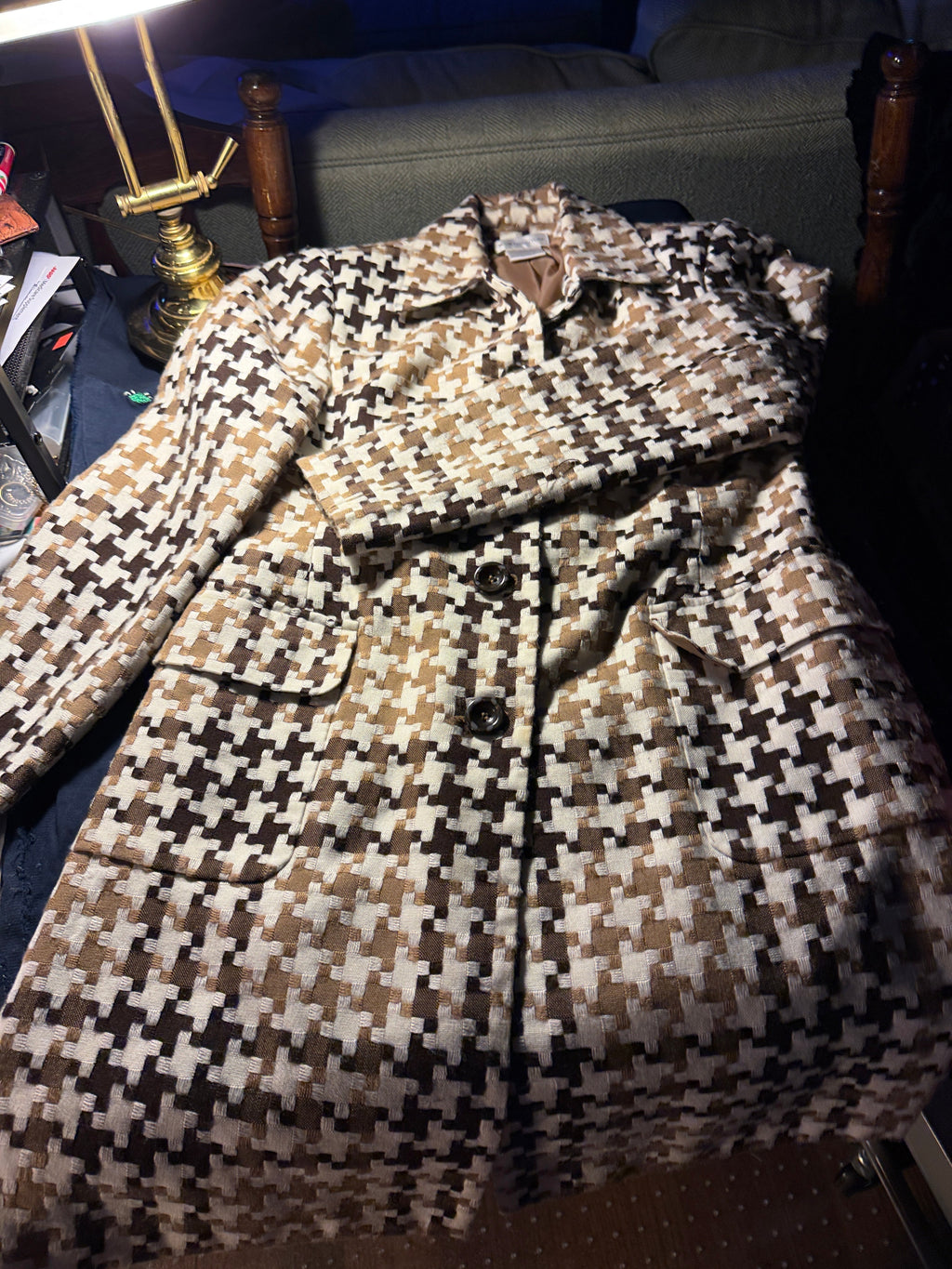 Worthington Houndstooth Coat – Size 8
