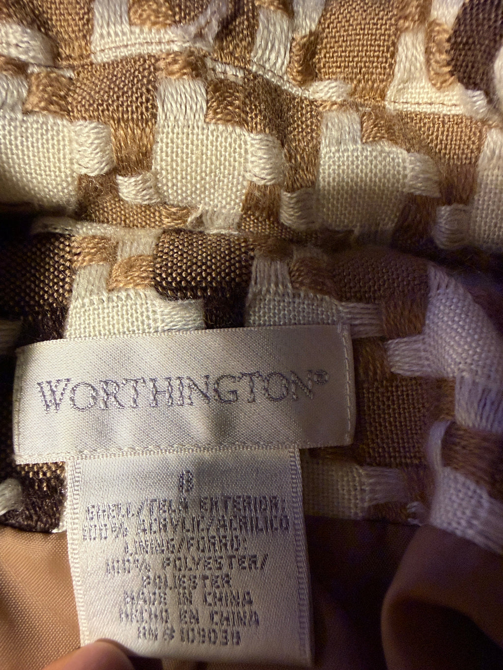 Worthington Houndstooth Coat – Size 8