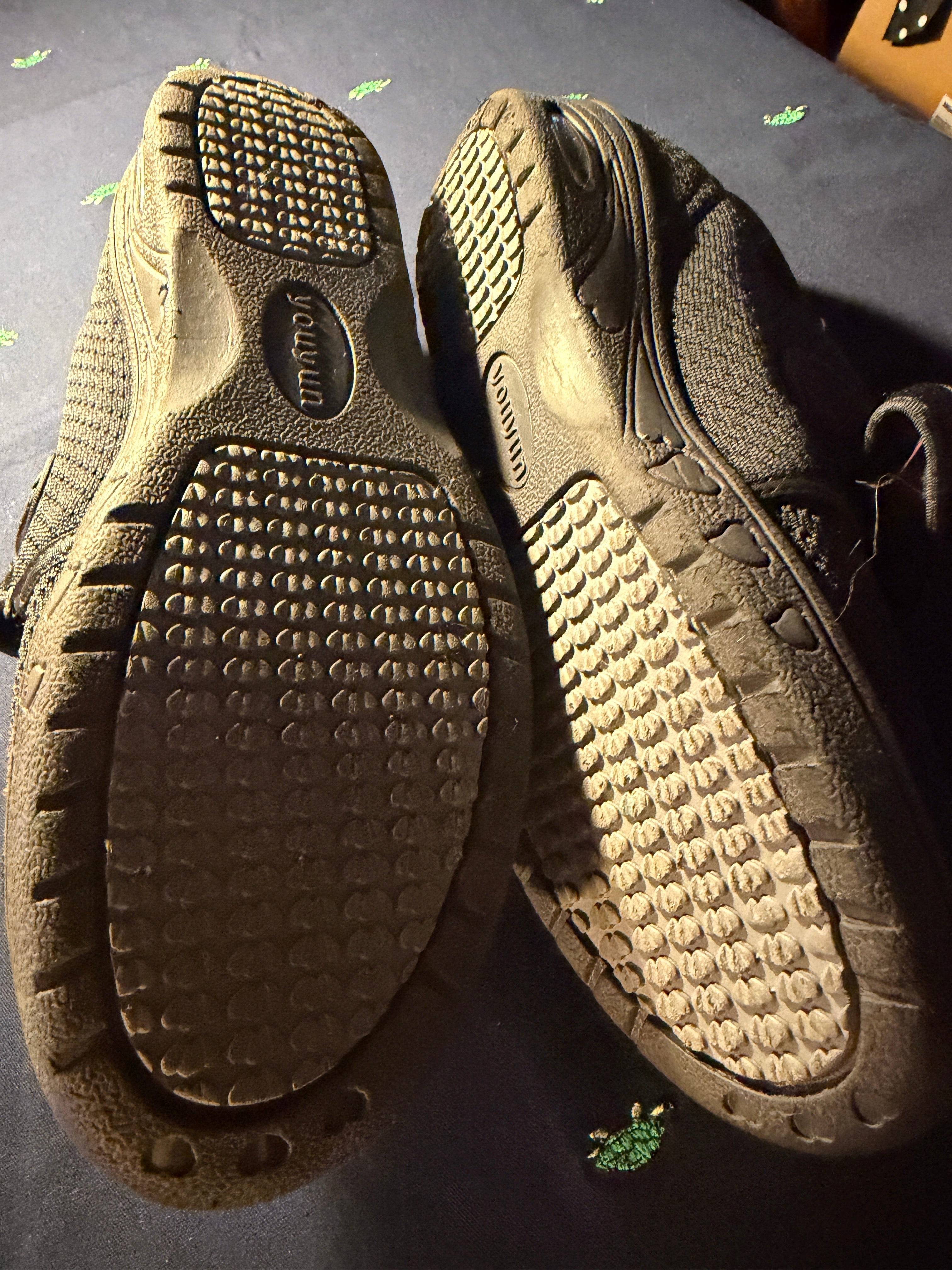 Black Knit Velcro Sneakers