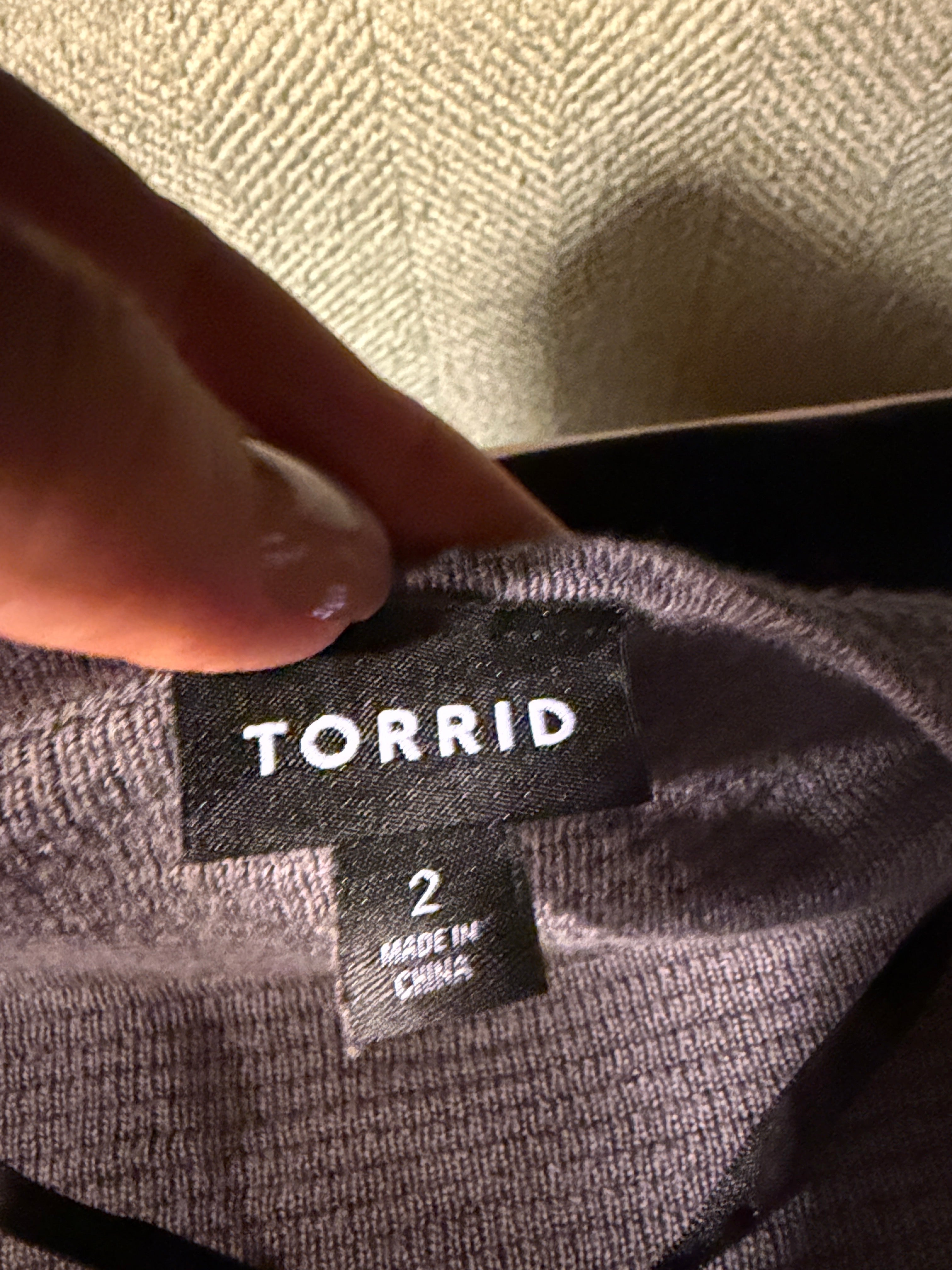 Torrid Waffle Knit Open-Front Cardigan – Size 2