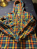 Point Cove California Clothing Co. Hooded Flannel Shirt – Size 7/XS