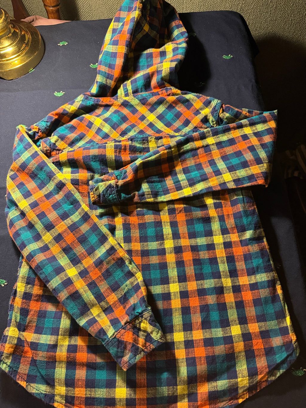 Point Cove California Clothing Co. Hooded Flannel Shirt – Size 7/XS