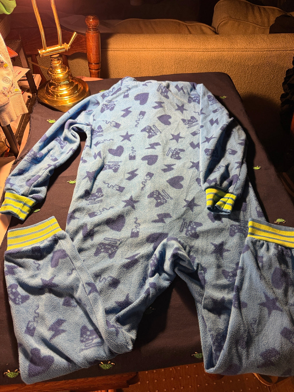 Cat & Jack Kids Fleece Pajama Set – Size XS (4/5)