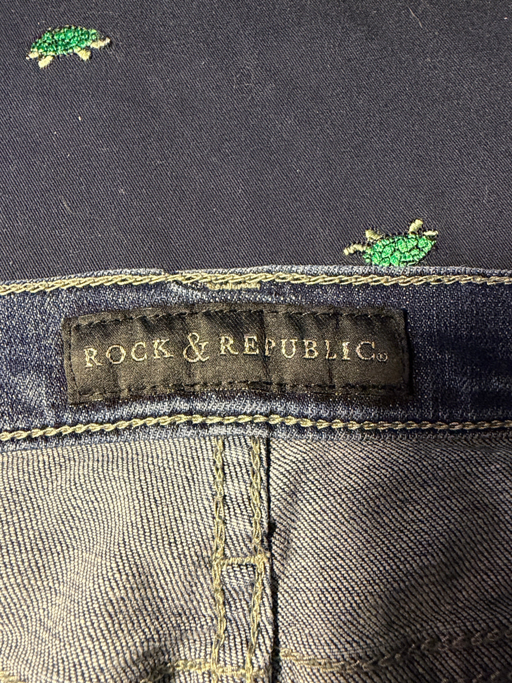 Rock & Republic Embellished Bootcut Jeans size 12
