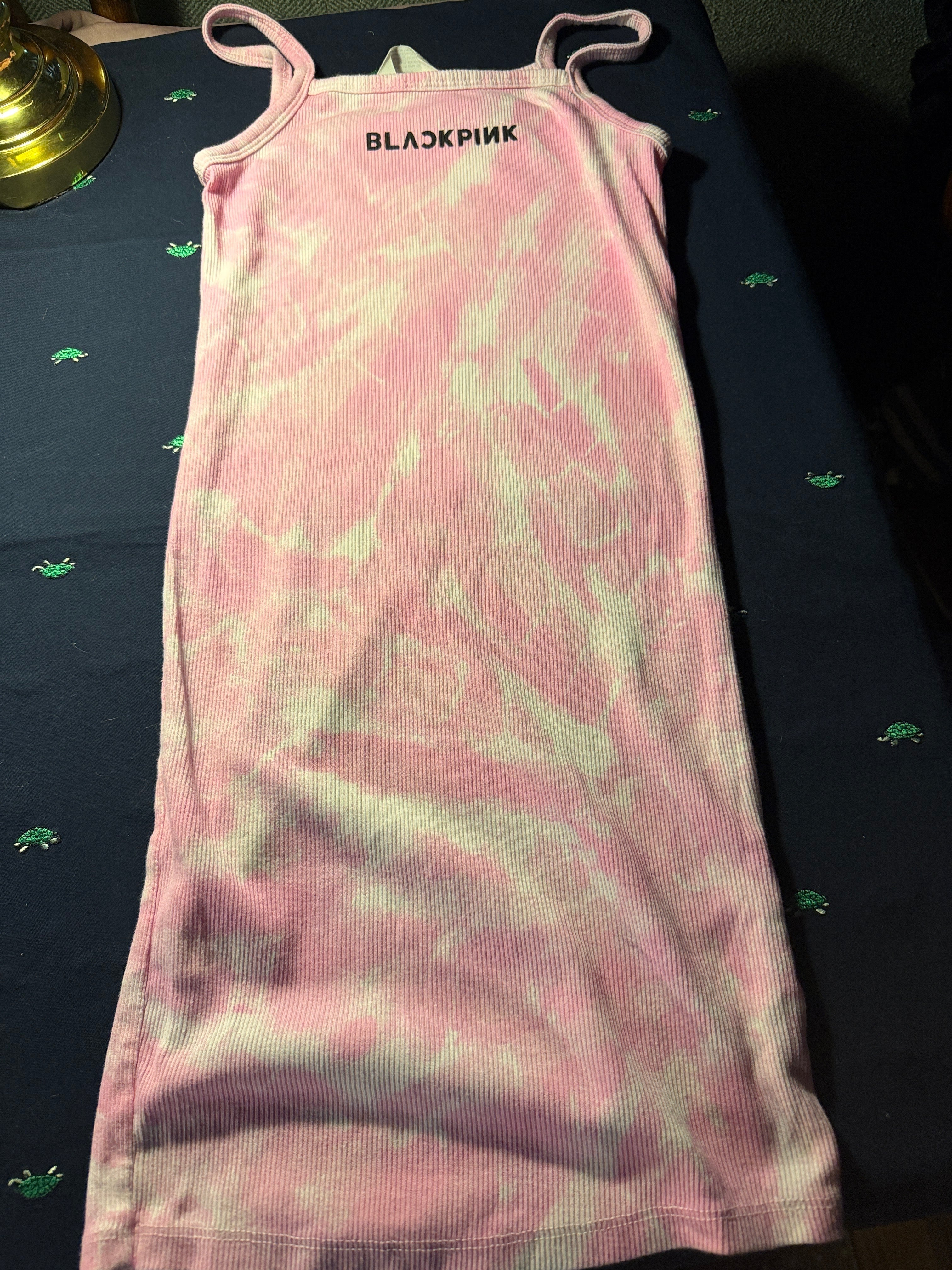 H&M BLACKPINK Tie-Dye Ribbed Midi Dress – Girls US 12/14