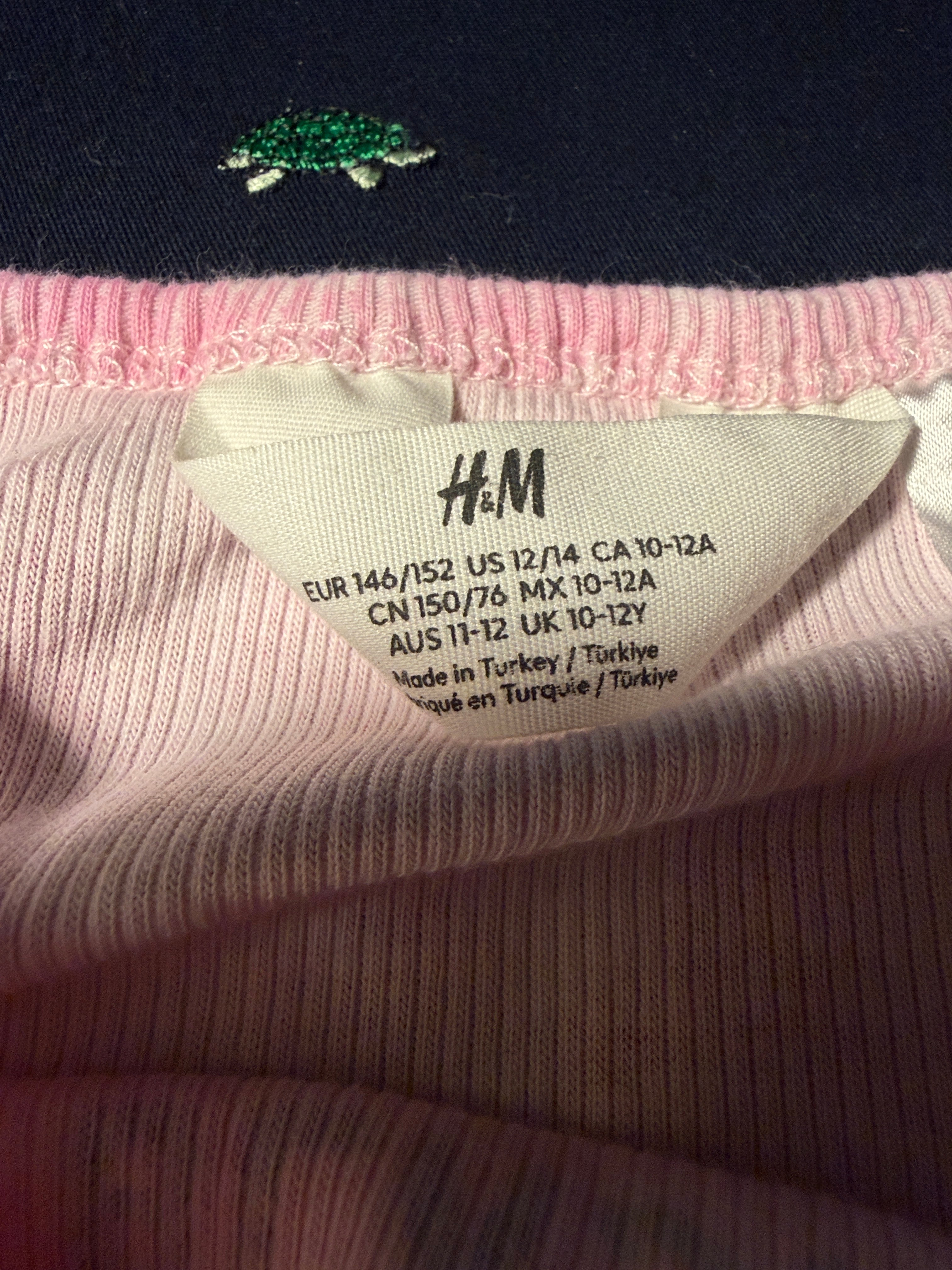 H&M BLACKPINK Tie-Dye Ribbed Midi Dress – Girls US 12/14
