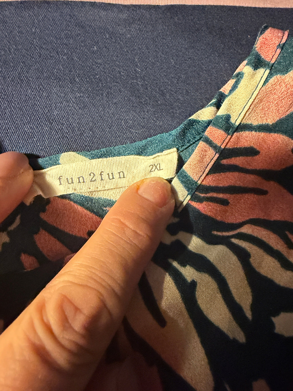 Fun2Fun Floral Sleeveless Top – 2XL