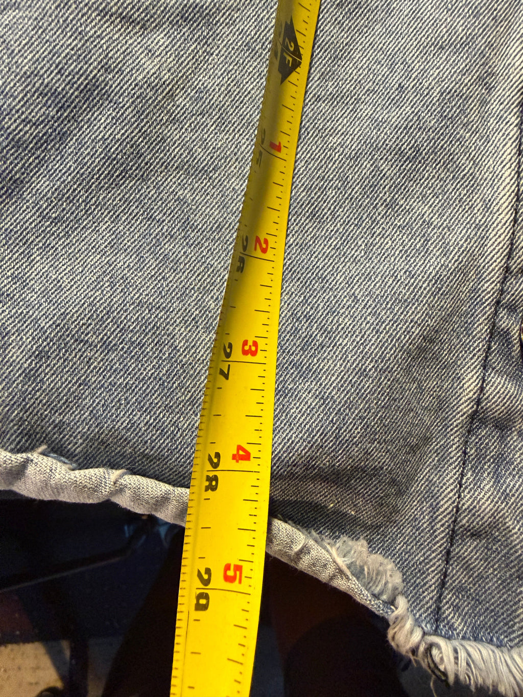 Oversized Light Wash Denim Jacket – Raw Hem