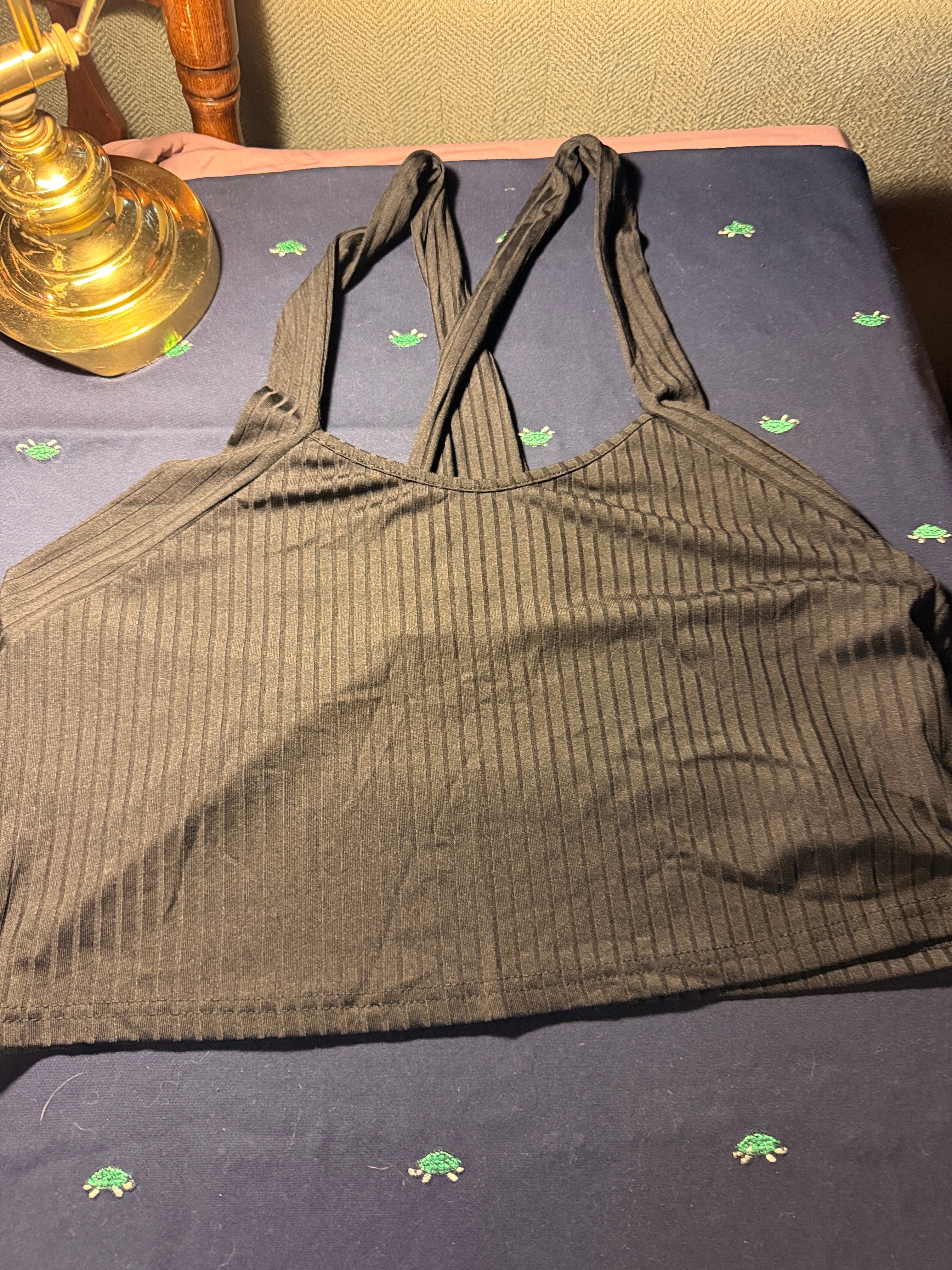 SHEIN Curve Ribbed Long Sleeve & Crop – 1XL