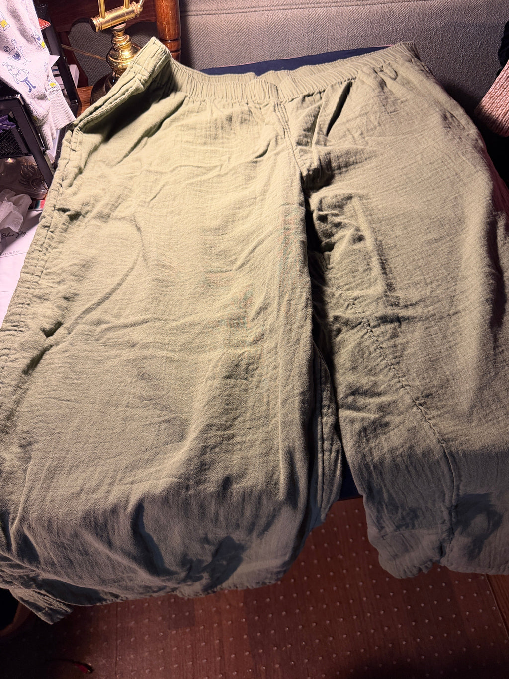 Old Navy Wide Leg Pants – Sage Green, XXL