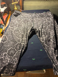 BCG Plus Lace Print Leggings w/ Turtle Embroidery – Size 2X