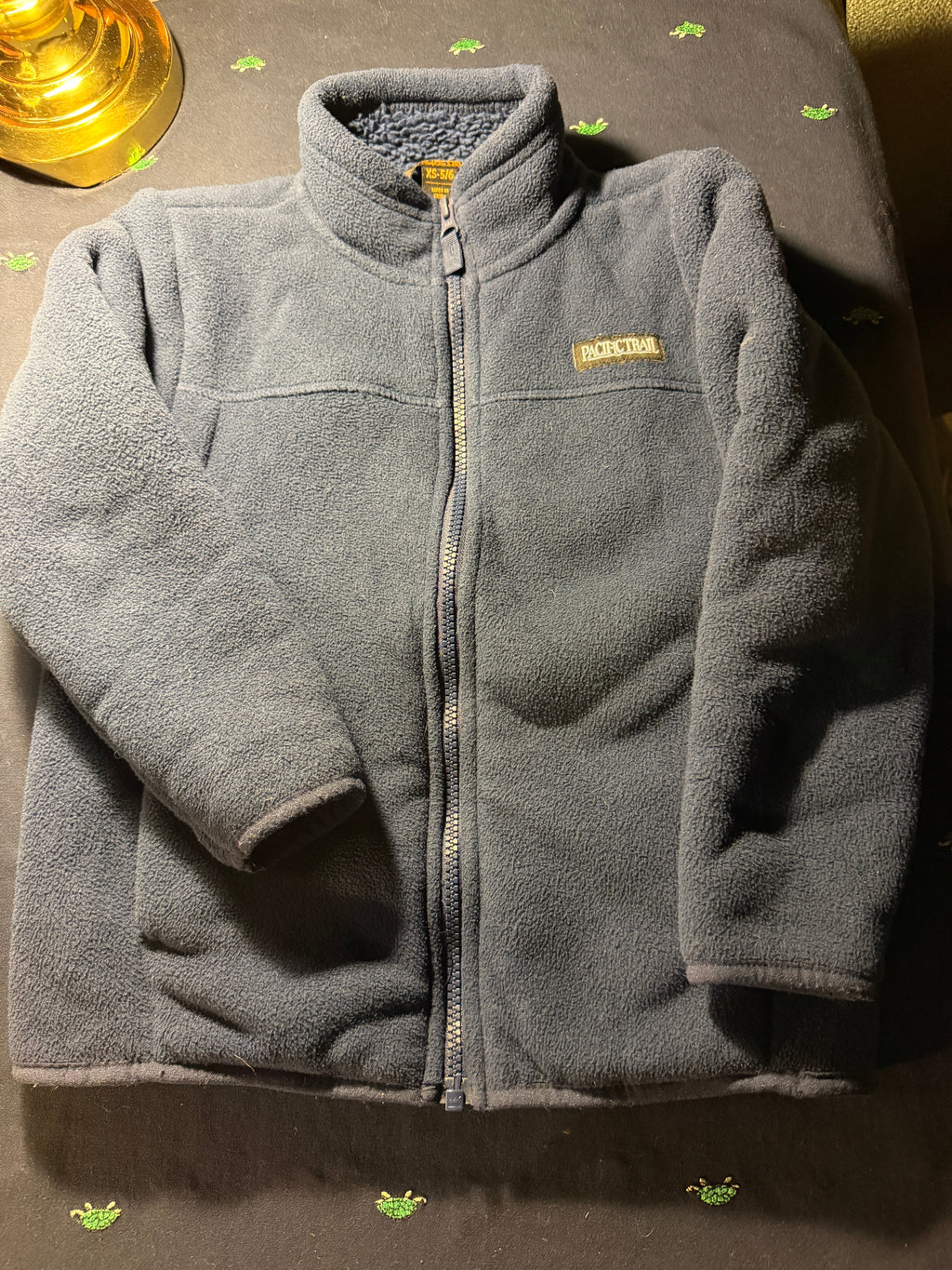 Pacific Trail Kids Fleece Zip Jacket – Navy – Size XS (5/6)