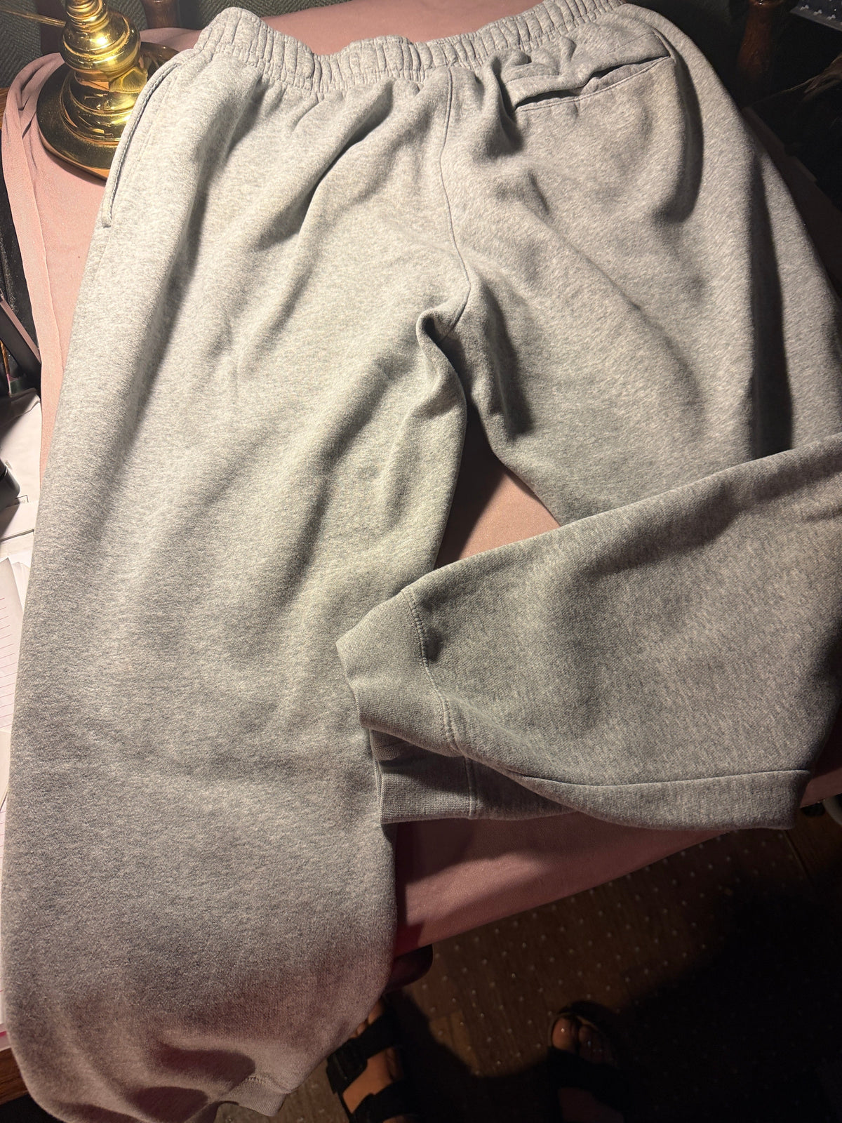 Nike Trojan Baseball Fleece Sweatpants – Heather Gray