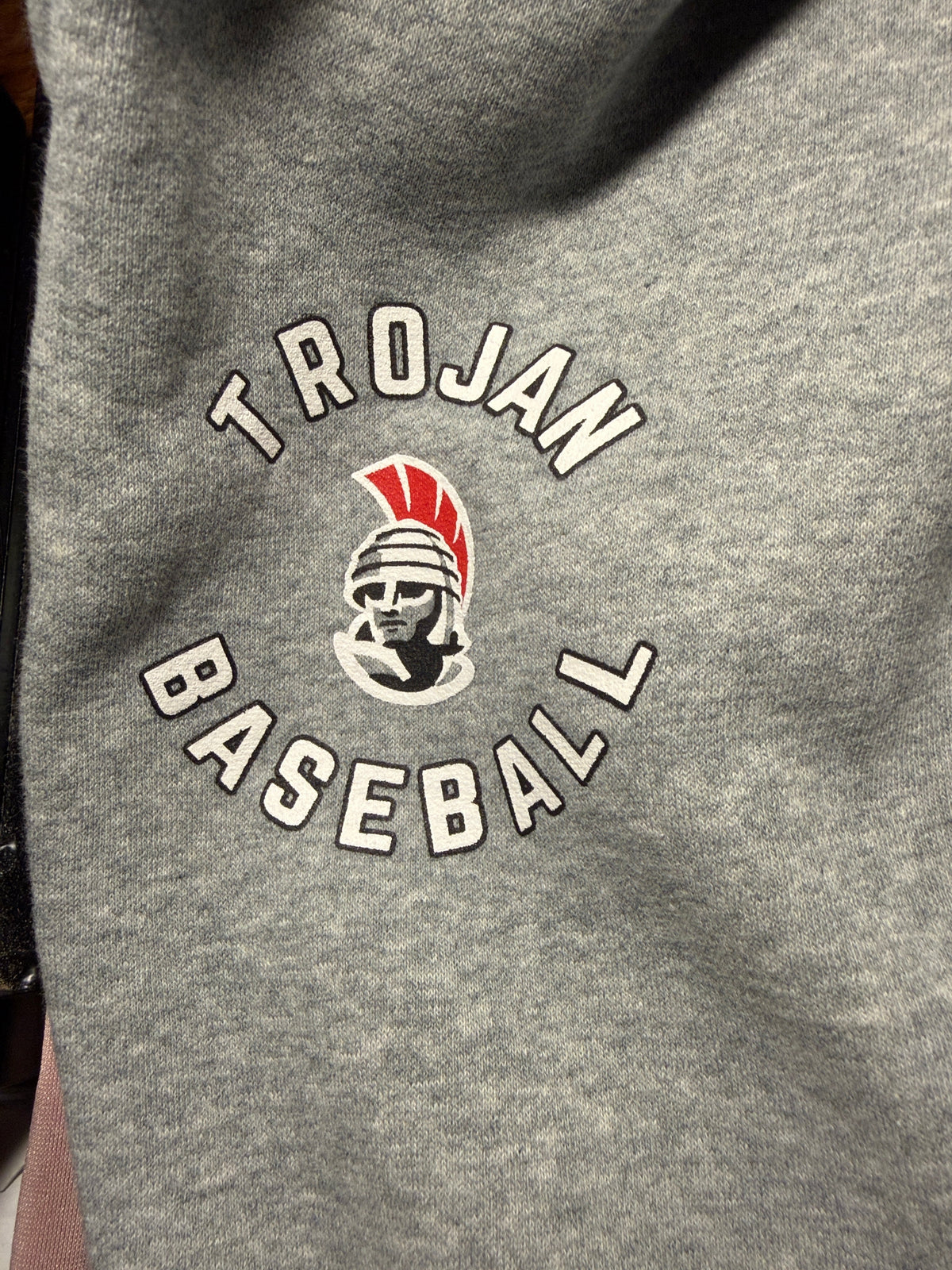 Nike Trojan Baseball Fleece Sweatpants – Heather Gray