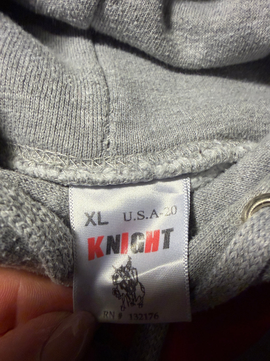 I Love NY Hoodie – Heather Gray (XL)