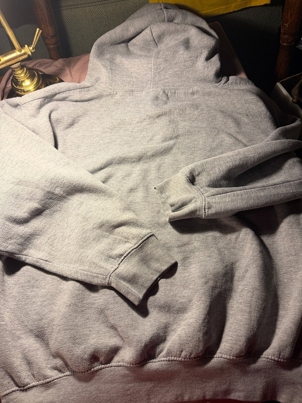 I Love NY Hoodie – Heather Gray (XL)