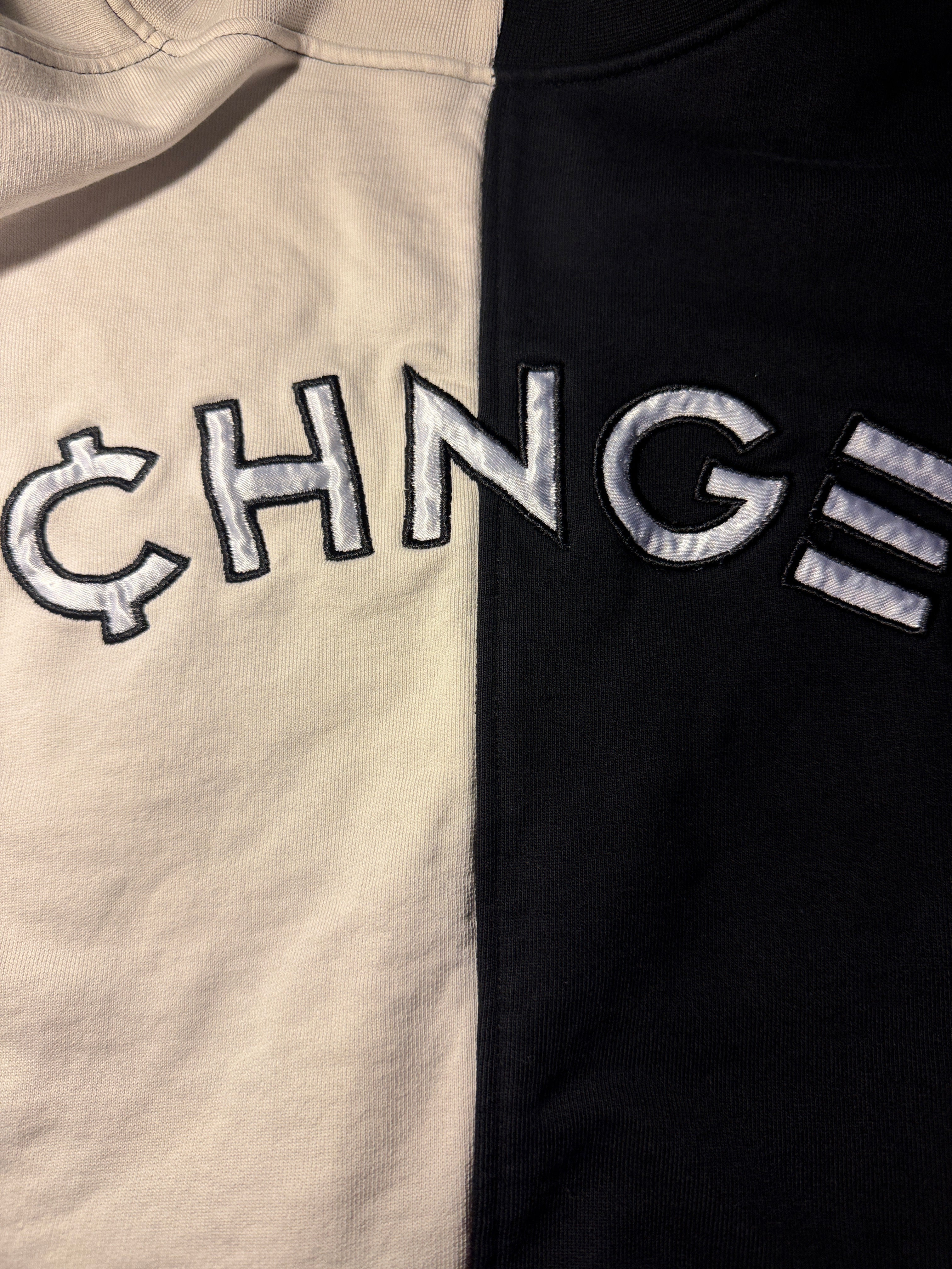 ¢HNGE Crewneck Sweatshirt Bundle – Black & Cream